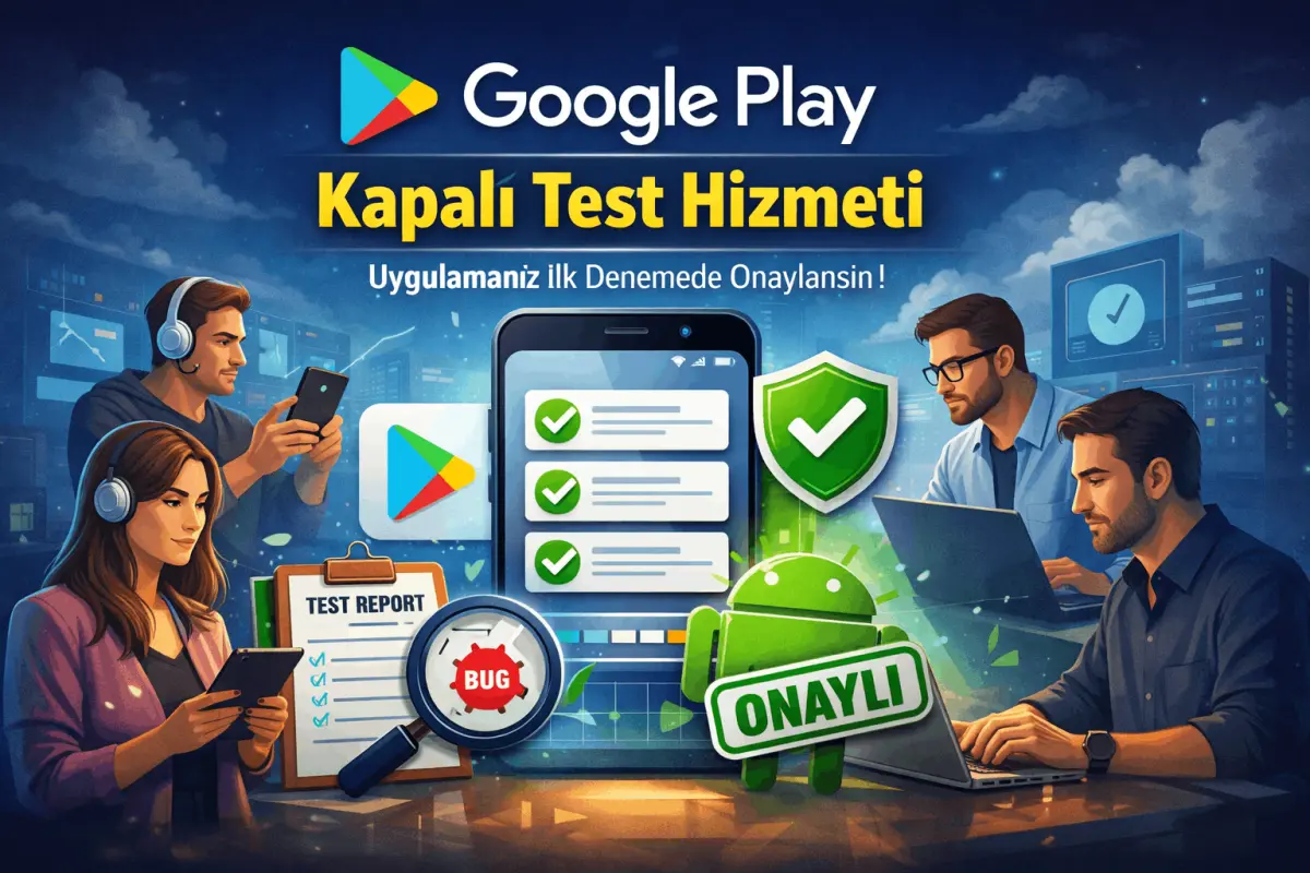 Google Play Kapalı Test (Closed Testing) Hizmeti