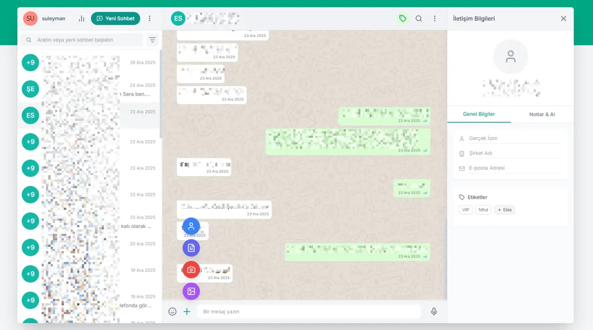 WappoCRM – WhatsApp Entegre CRM Sistemi